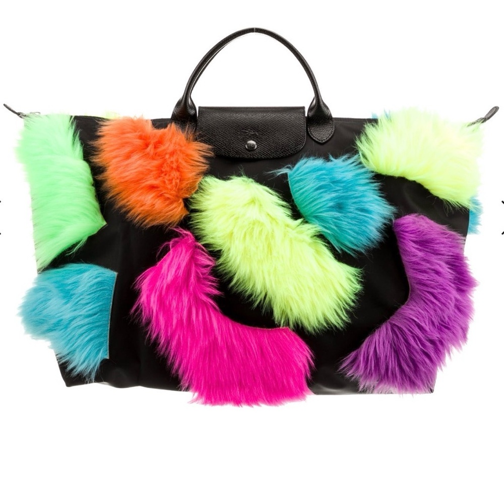⭐️SOLD⭐️Jeremy scott X Longchamp Le Pliage travel bag